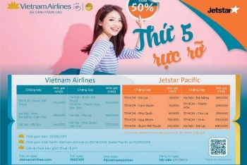 Lại “đã tay” săn vé rẻ từ khuyến mại “Thứ 5 rực rỡ” của Vietnam Airlines